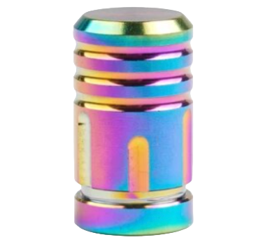 Titan Ventilkappe Zylinderoptik (2er packs)