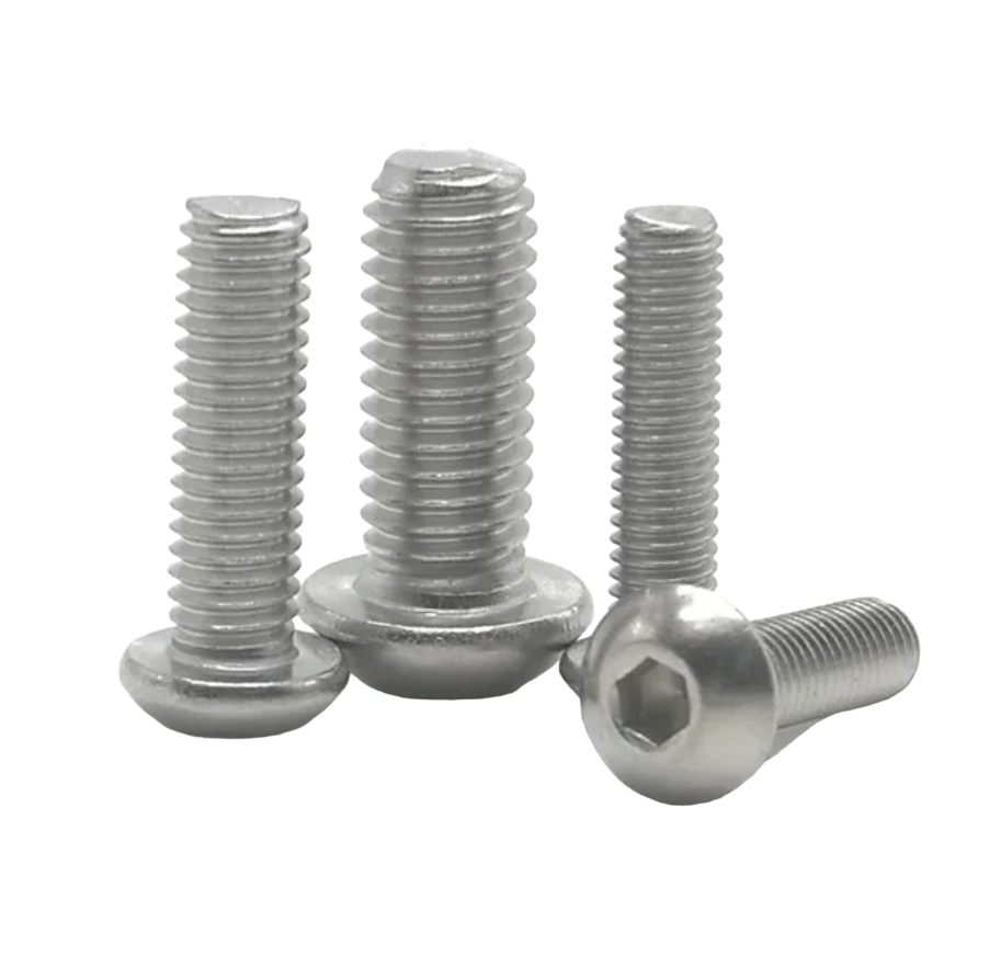 Edelstahl V2A Innensechskant M8x1,25mm Linsenkopf (10er packs)