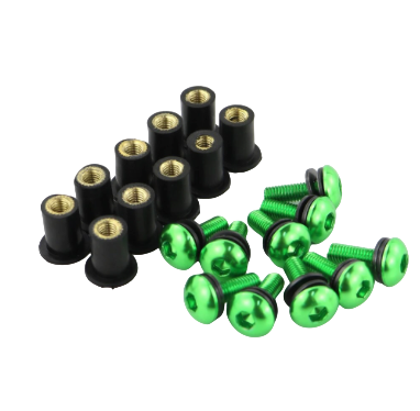 Windschildschrauben Aluminium M5x0,8mm Pack (10er packs)